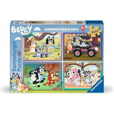 Ravensburger sada x42 dílků Bluey Pojď si hrát – Hledejceny.cz