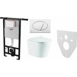 Alcadrain AM102/1120 Jádromodul komplet do bytových jader se závěsným WC RIMLESS Ovale Basso – Zboží Mobilmania