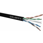 Solarix SXKD-6-UTP-PE, CAT6, UTP, PE, Fca, 500m, venkovní, černý – Zboží Živě