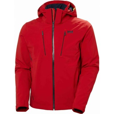 Helly Hansen Alpha 3.0 Ski Jacket Red – Zboží Mobilmania