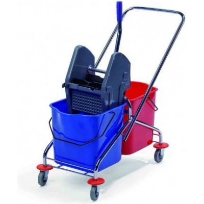 Bohman BOB 250 Úklidový vozík kovový 2 x 23 l – Zboží Mobilmania