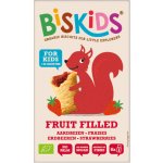 BISkids BIO měkké dětské sušenky s jahodovým pyré bez přidaného cukru 33% ovoce 120 g – Zboží Dáma