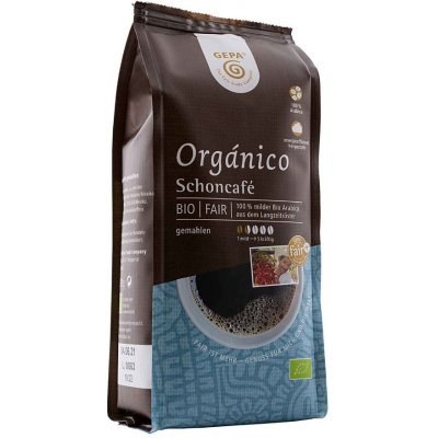 Gepa mletá Fairtrade BIO Schonkaffee 100% Arabica 250 g – Hledejceny.cz