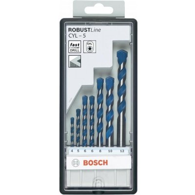 2608588167 7dílná sada vrtáků do betonu Robust Line CYL-5 4;5;5;6;6;8;10 Bosch