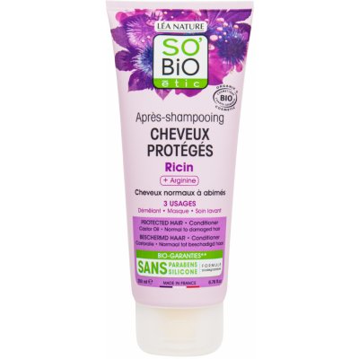 So´Bio étic kondicionér ochranný s ricinem a argininem BIO 200 ml – Zboží Mobilmania