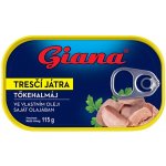 Giana tresčí játra v oleji, 115 g – Zboží Dáma