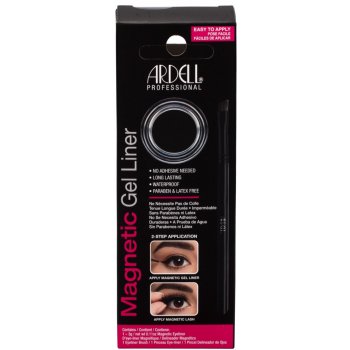 Ardell Magnetic Gel Liner magnetická gelová linka se štětečkem Black 3 g