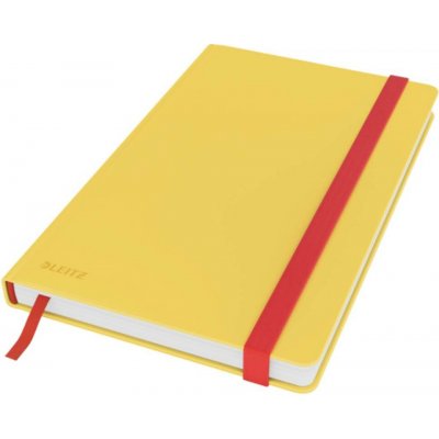 Leitz Poznámkový sešit "Cosy Soft Touch" matně žlutá čtverečkovaný A5 tvrdé desky 80 listů – Zboží Dáma