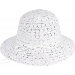 Biju dámský klobouk 9-60 s bílým ozdobným provázkem 9001608-7 bílý