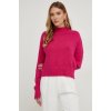 Dámský svetr a pulovr Answear Lab Svetr dámský s pologolfem 9097 HWK růžová