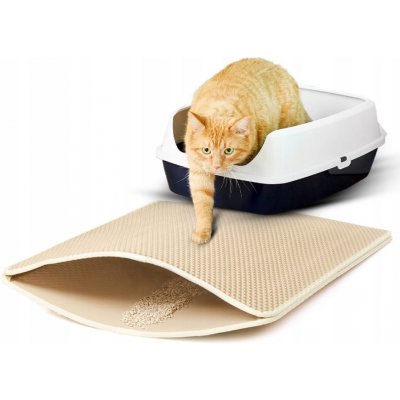 Siemec Podložka pod toaletu žlutá 75 x 55 cm – Zboží Mobilmania