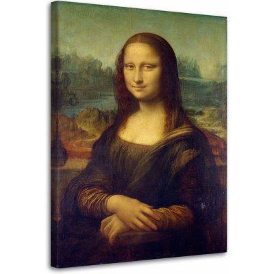 Obraz na plátně REPRODUKCE Mona Lisa - Da Vinci, - 60x90 cm – Hledejceny.cz