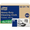 Papírové ručníky Tork Heavy-Duty čisticí W4, 1 vrstva, 4 bal. x 105 ks, 530179
