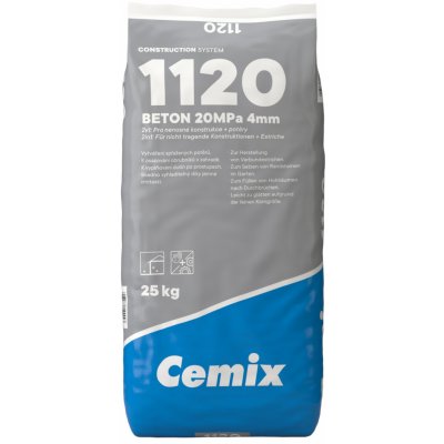 Cemix 1120 Beton C16/20 25 kg – Hledejceny.cz