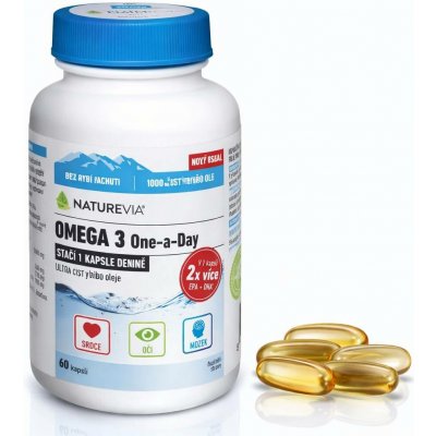 Swiss NatureVia Omega 3 One a Day 60 kapslí – Sleviste.cz