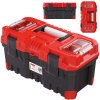 Kufr a organizér na nářadí PROSPERPLAST TITAN PLUS Plastový kufr na nářadí červený 554 x 286 x 276 mm NTP22A