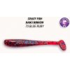 Návnada a nástraha Crazy Fish Nano Minnow 4 cm 73 Blue ruby 8 ks