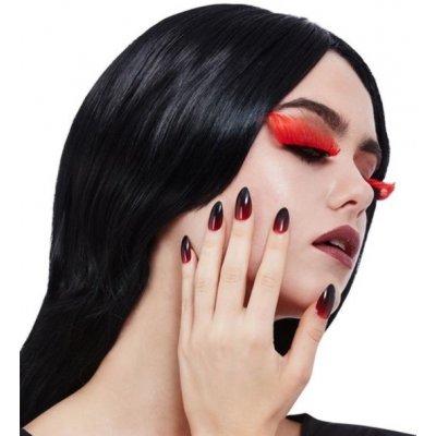 Smiffys MAKE- UP set gotických řas a nehtů – Zboží Dáma