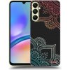 Pouzdro a kryt na mobilní telefon Samsung Picasee silikonové Samsung Galaxy A05s Flowers pattern černé