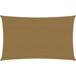 vidaXL HDPE 2 x 5 m taupe – Zboží Dáma