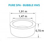 Marimex PureSpa Bubble HWS 11400217 – Hledejceny.cz