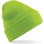 Beechfield zimní čepice Original Cuffed beanie limetková – Zboží Mobilmania