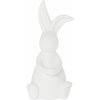 Storefactory Velikonoční dekorace ELIAS 16 cm, bílá barva, porcelán