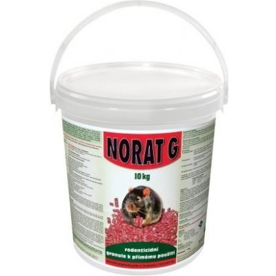 Norat G 10kg - granulovaná deratizační nástraha do suchého prostředí – Zboží Dáma