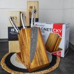 Dellinger Brilliance Sada 3 nožů + magnetický stojánek – Sleviste.cz