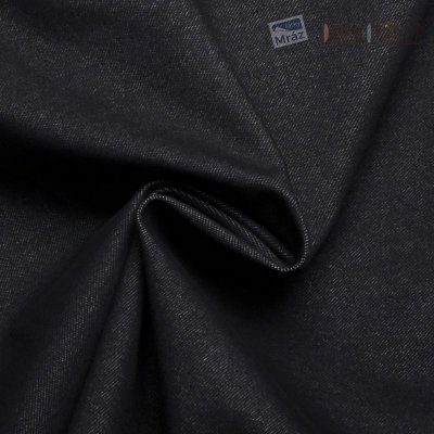 Úplet silnější vzhled džínovina, černý – Zboží Dáma