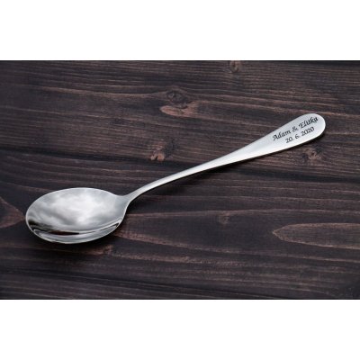 Svatební lžíce se jmény novomanželů – Zboží Dáma