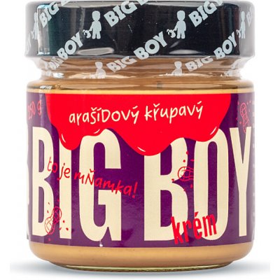 Big Boy Arašídový krém křupavý 220 g – Zbozi.Blesk.cz