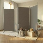 Greatstore 4dílný paraván antracitový 346 x 180 cm textil – Zboží Dáma