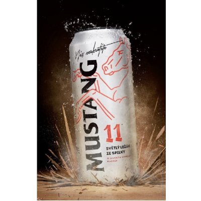 Ostravar Mustang 11° 0,5 l (plech) – Zboží Dáma
