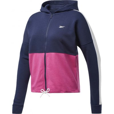 Reebok TE Linear Logo FT Fullzip modrá – Zboží Mobilmania