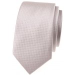 Avantgard Kravata Slim Lux 571-22309 pudrová/stříbrná – Zboží Dáma