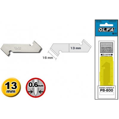 Náhradní čepele OLFA PB-800, (balení 3ks) OlfaOF49620 – Zbozi.Blesk.cz