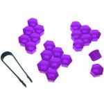 Kryty šroubů kol (17 mm-20 ks) Einparts - fialové EPTUNING009 | Zboží Auto