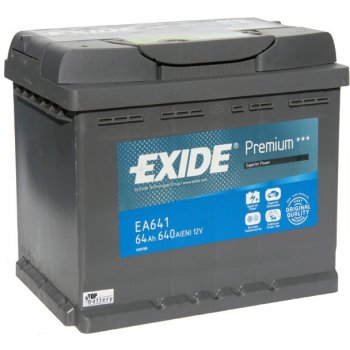 Exide Premium 12V 64Ah 640A EA641