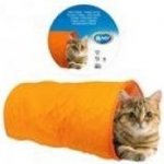 Duvo+ Tunel prolézací pro kočky oranžový 50 x 25 x 25 cm – Zboží Mobilmania
