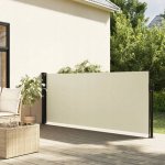 vidaXL Zatahovací boční markýza krémová 140 x 600 cm – HobbyKompas.cz