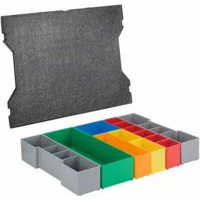 Bosch Boxy k uložení malých dílů L-Boxx 102 inset box set 13 ks 1600A016N8 – Zboží Mobilmania
