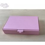 Sugar and Cakes KRABICE NA DEZERTY růžová zavírací 23,2x15,4x4,1cm – Zboží Mobilmania