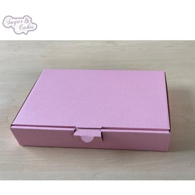 Sugar and Cakes KRABICE NA DEZERTY růžová zavírací 23,2x15,4x4,1cm – Zboží Mobilmania