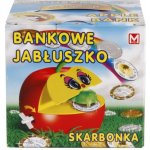 Pokladnička jablko plast 16x10cm 2 barvy v krabičce – Zboží Mobilmania