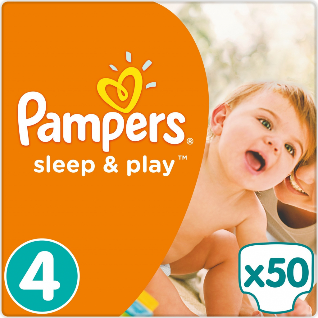 Pampers Sleep&Play 4 50 ks od 299 Kč - Heureka.cz