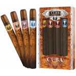 Cuba Blue EDT Blue 35 ml + EDT Yellow 35 ml + EDT Red 35 ml + EDT Orange 35 ml dárková sada – Sleviste.cz