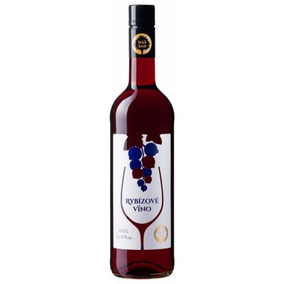 Náš Sad Rybízové víno 11% 0,75 l (holá láhev) – Hledejceny.cz