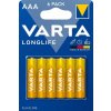 Baterie primární Varta Longlife AAA 6 ks 4103101416