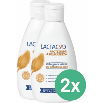 Lactacyd Protection & Delicate intimní gel DUOPACK 2 x 300 ml – Hledejceny.cz